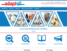 Tablet Screenshot of adaptall.com